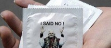 Sesso protetto? Papa Ratzinger dice no stampato sul preservativo