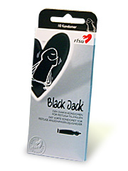 blackjack preservativi di colore nero