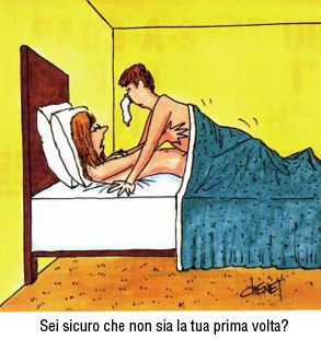 Vignetta sul preservativo