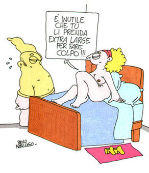 Vignetta sul preservativo