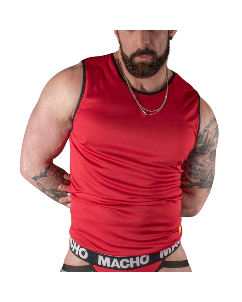 MACHO - MAGLIETTA ROSSA L/XL L/XL