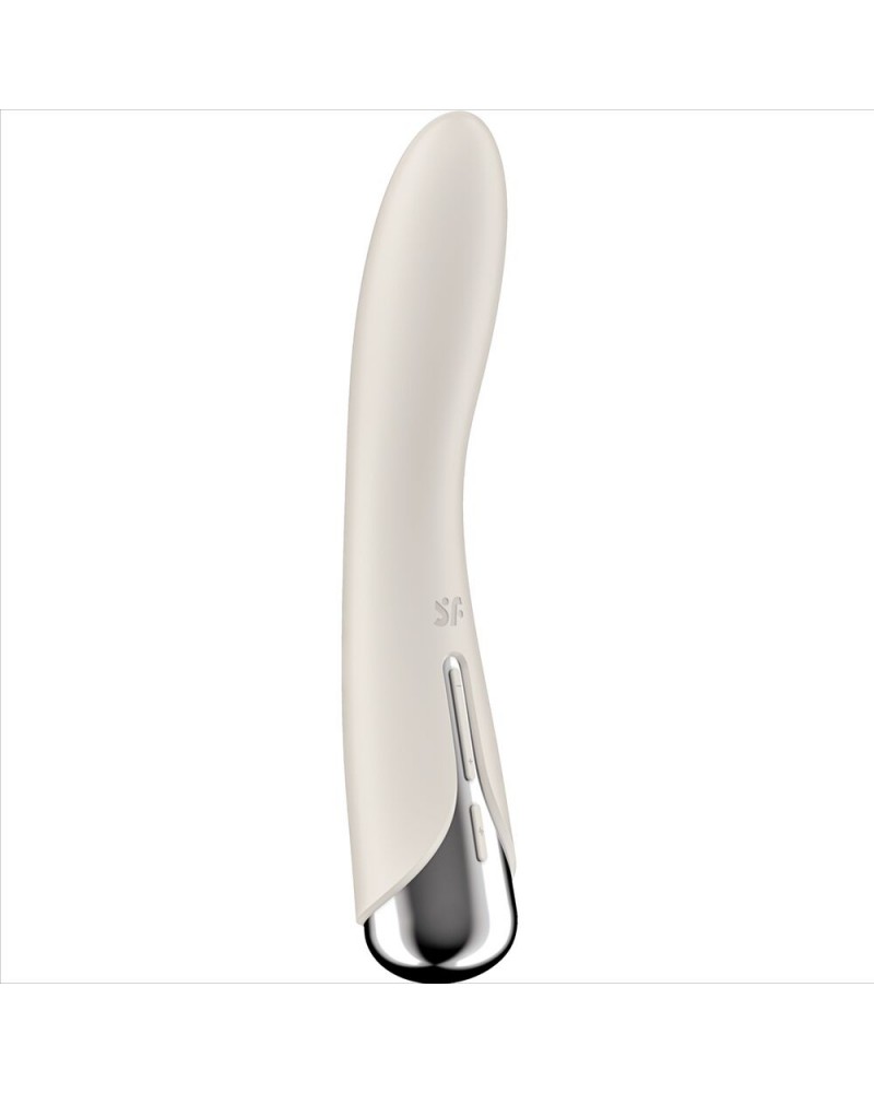 SATISFYER - VIBRATORE ROTATORE SPINNING VIBE 1 G-SPOT BLU BEIGE
