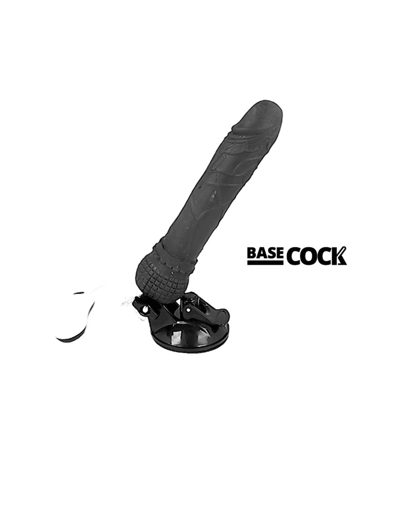 BASECOCK - VIBRATORE REALISTICO TELECOMANDO NERO 19.5 CM -O- 4 CM NEGRO TALLA 1
