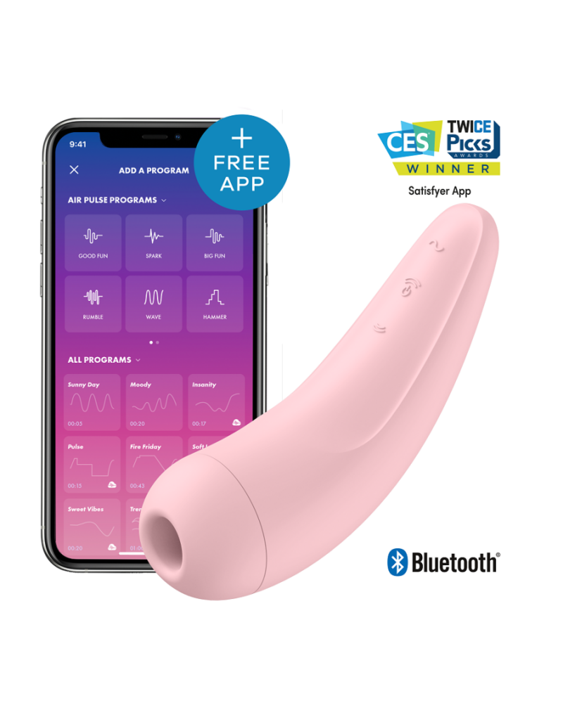 SATISFYER - CURVY 2 + ROSA ROSA TALLA 1