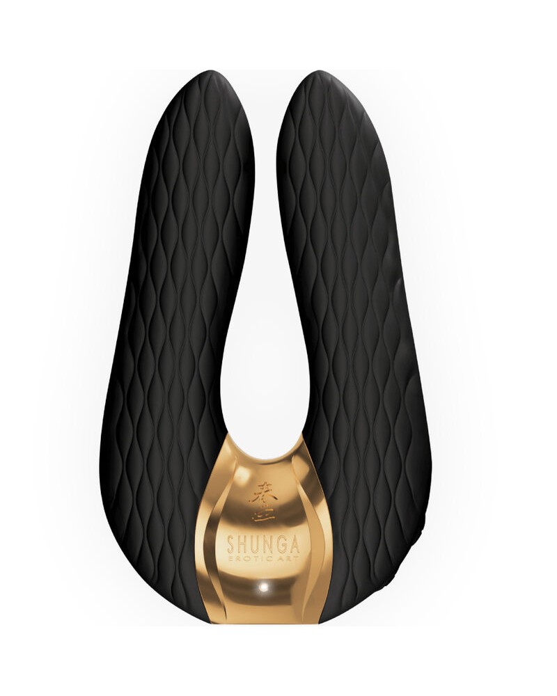SHUNGA - MASSAGGIATORE INTIMO AIKO FUCSIA NEGRO