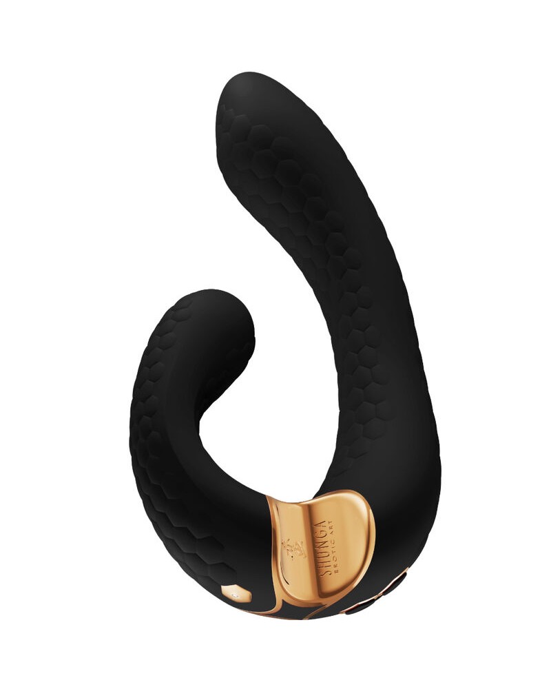 SHUNGA - MASSAGGIATORE INTIMO MIYO VIOLA NEGRO