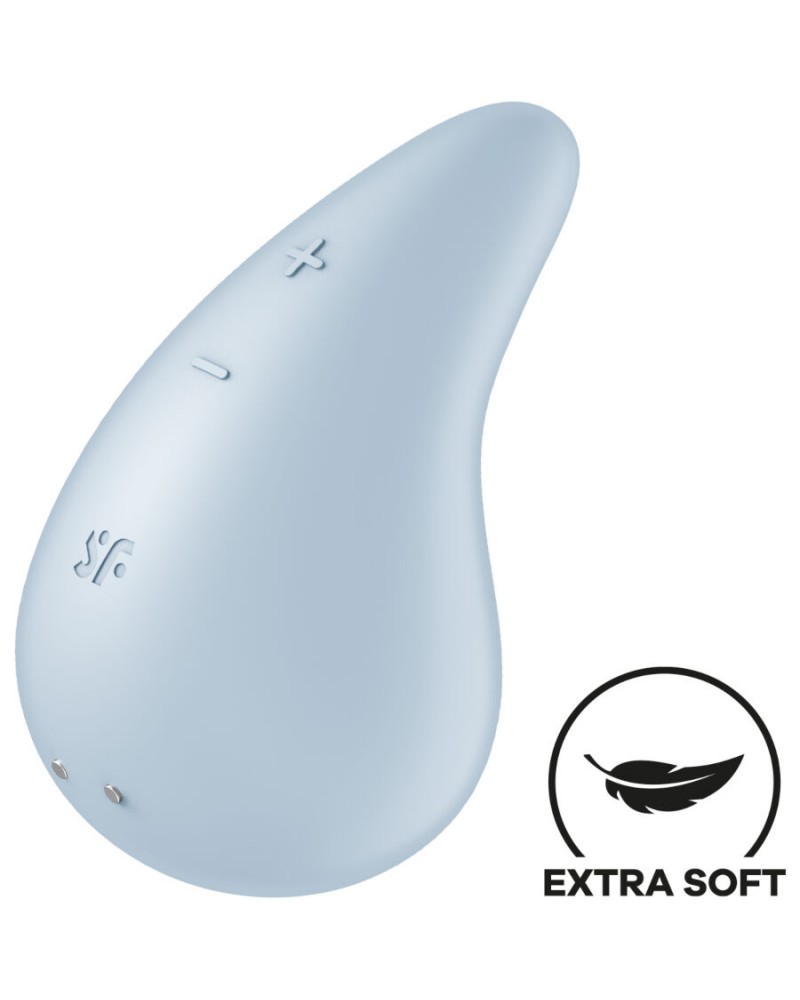 SATISFYER - VIBRATORE GOCCIA DI RUGIADA LAY-ON BLU AZUL