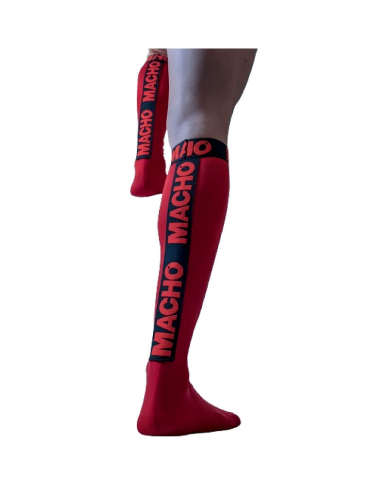 MACHO - CALZINI SOTTILI TAGLIA UNICA ROSSO ROJO ONE SIZE