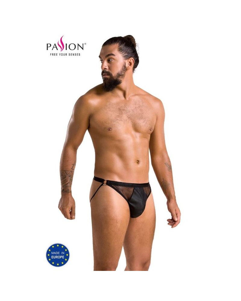 PASSION - 034 SLIP APERTO LUKE NERO L/XL L/XL