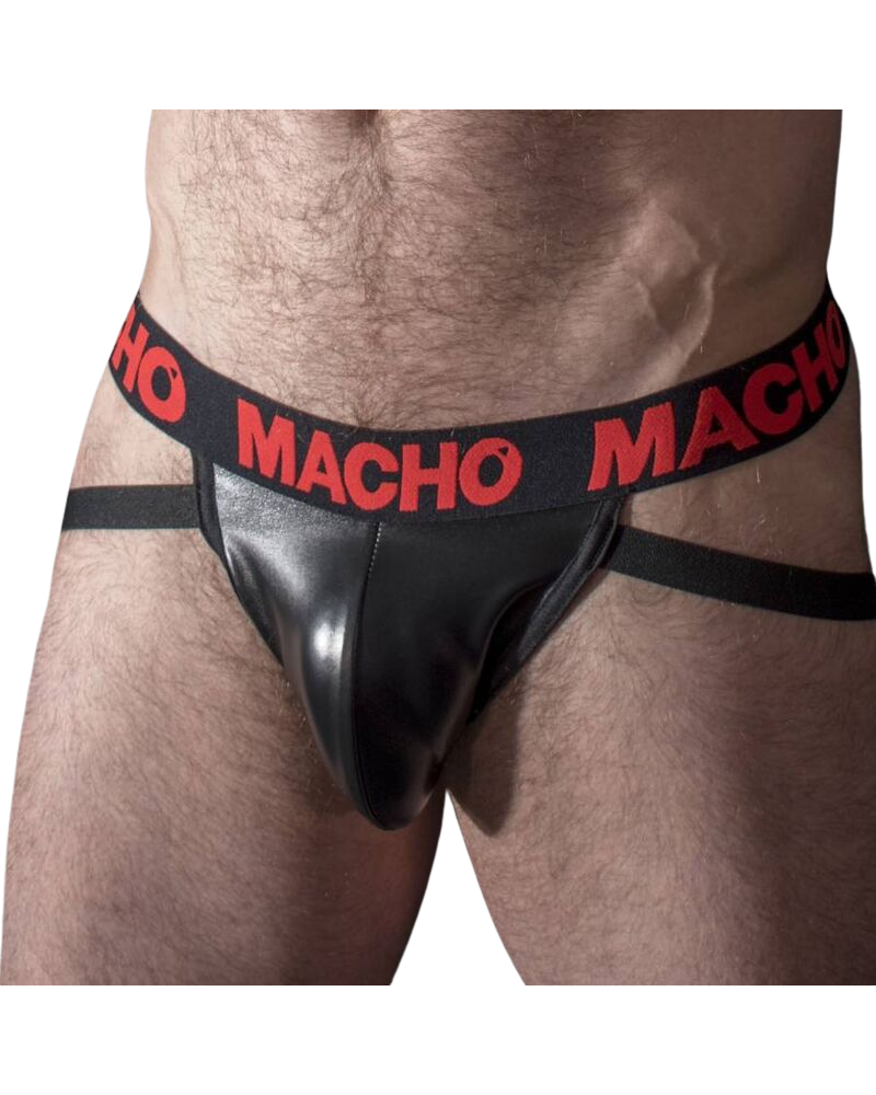 MACHO - MX25RC JOCK ROSSO PELLE XL L