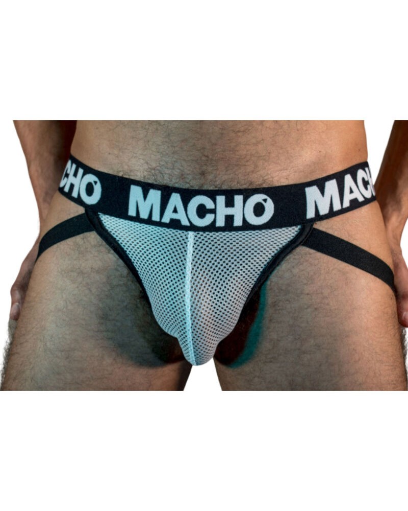 MACHO - MX26X1 JOCK GRID BIANCO XL M