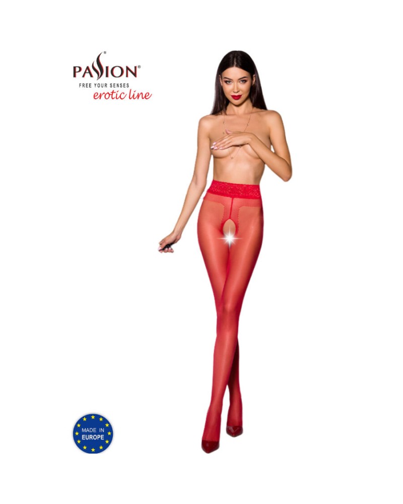 PASSION - TIOPEN 001 COLLANT ROSSO 3/4 20 DEN ROJO 3/4