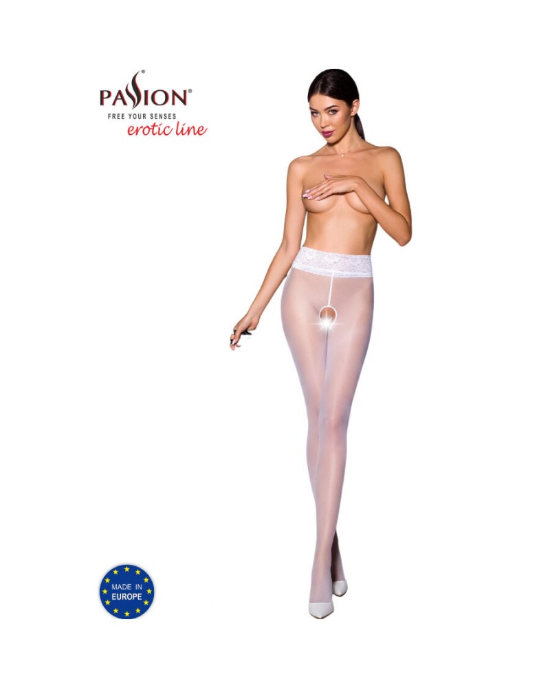 PASSION - TIOPEN 008 COLLANT ROSSO 3/4 30 DEN BLANCO 3/4