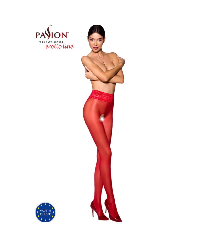 PASSION - TIOPEN 008 COLLANT ROSSO 3/4 30 DEN ROJO 3/4