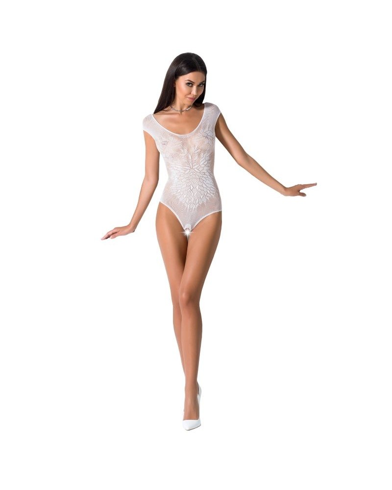 PASSION - WOMAN BS064 BODYSTOCKING BIANCO TAGLIA UNICA BLANCO ONE SIZE