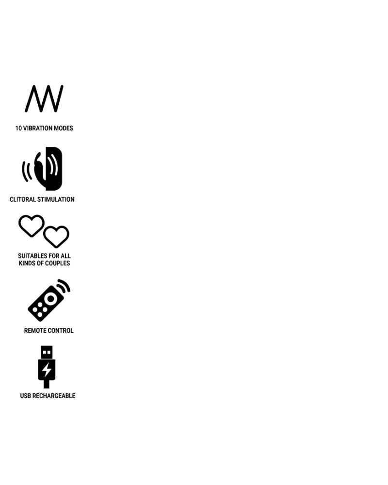 RITHUAL - TELECOMANDO KAMA PER COPPIE AQUA AQUA TALLA 1