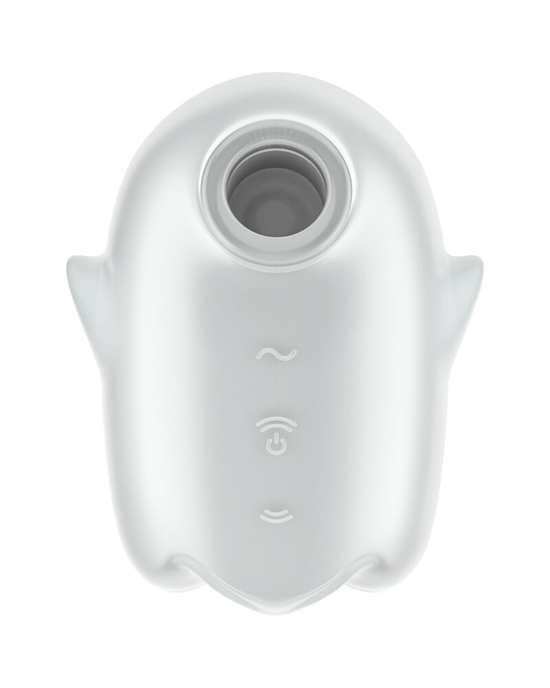 SATISFYER - GHOST AIR PULSE VIBRATORE BIANCO BLANCO