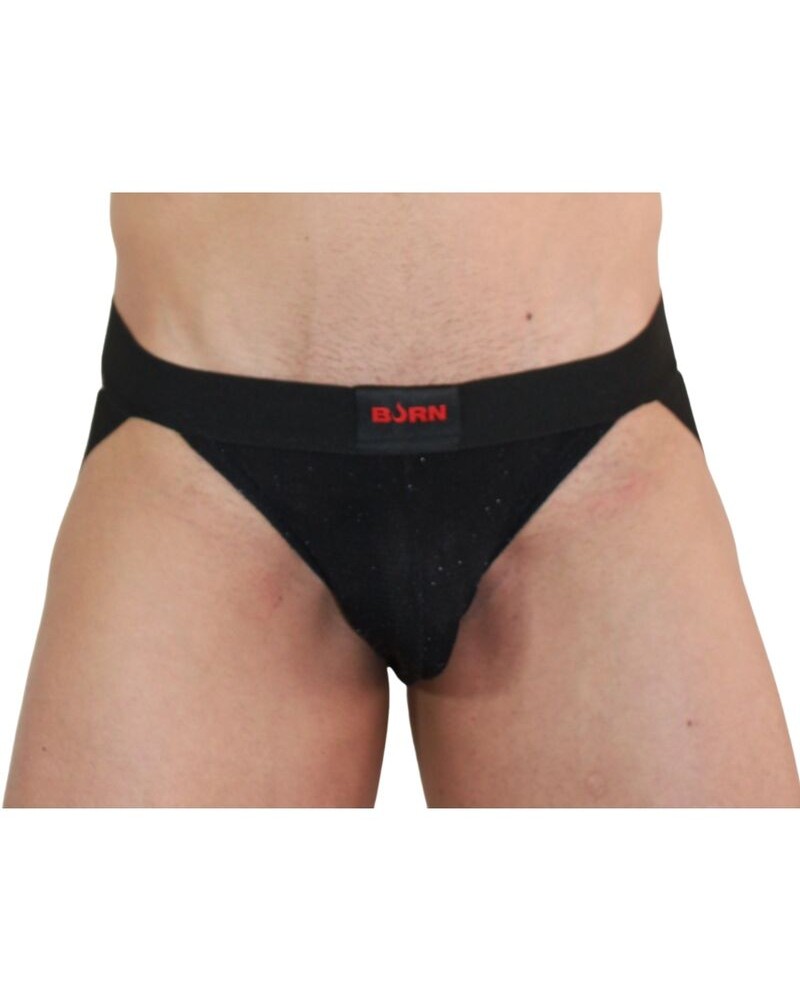 BURN - 003 JOCK NERO LUCIDO S XL