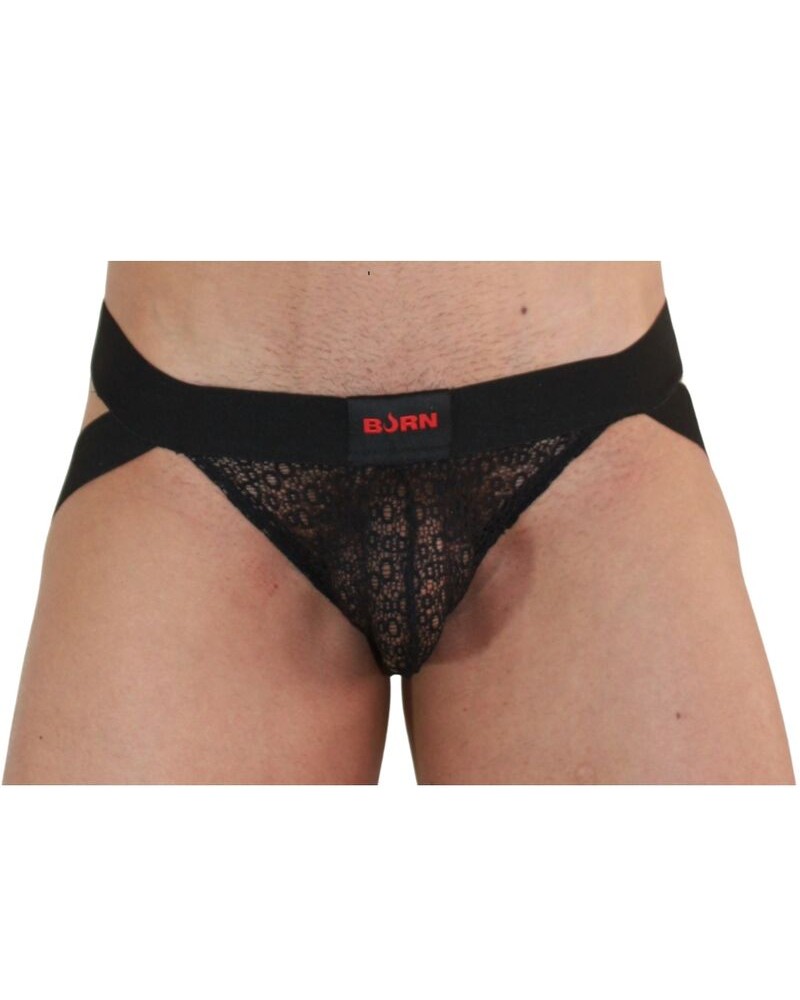 BURN - 005 JOCK LINGERIE NERO S S