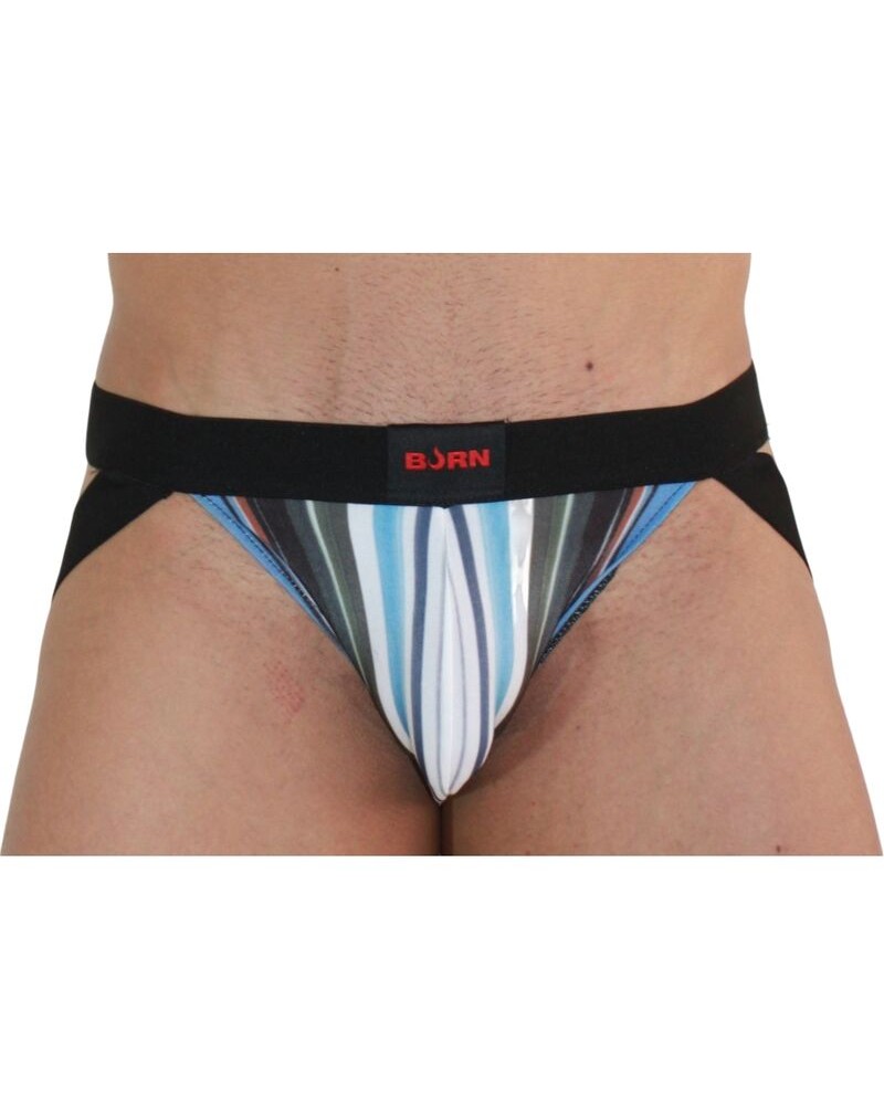 BURN - 009 JOCK MULTICOLORE / NERO S M