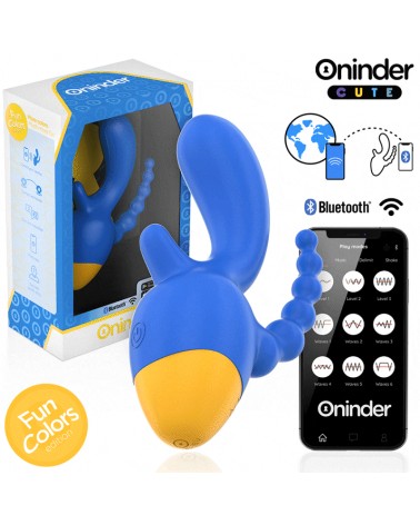 ONINDER CUTE - LOVE 3 SOME TRIPLO VIBRATORE - APP GRATUITA IN TUTTO IL MONDO
