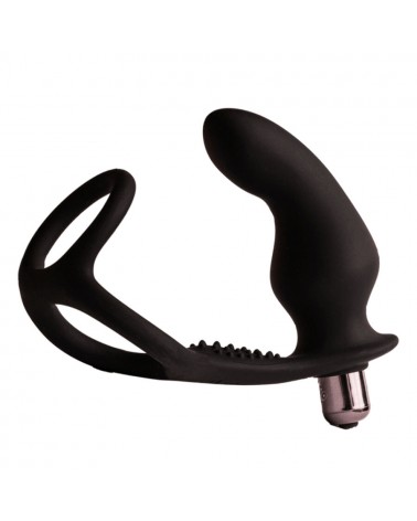 ROCKS-OFF - RO-ZEN RRO PLUG ANALE CON ANELLO VIBRANTE PER IL PENE NERO