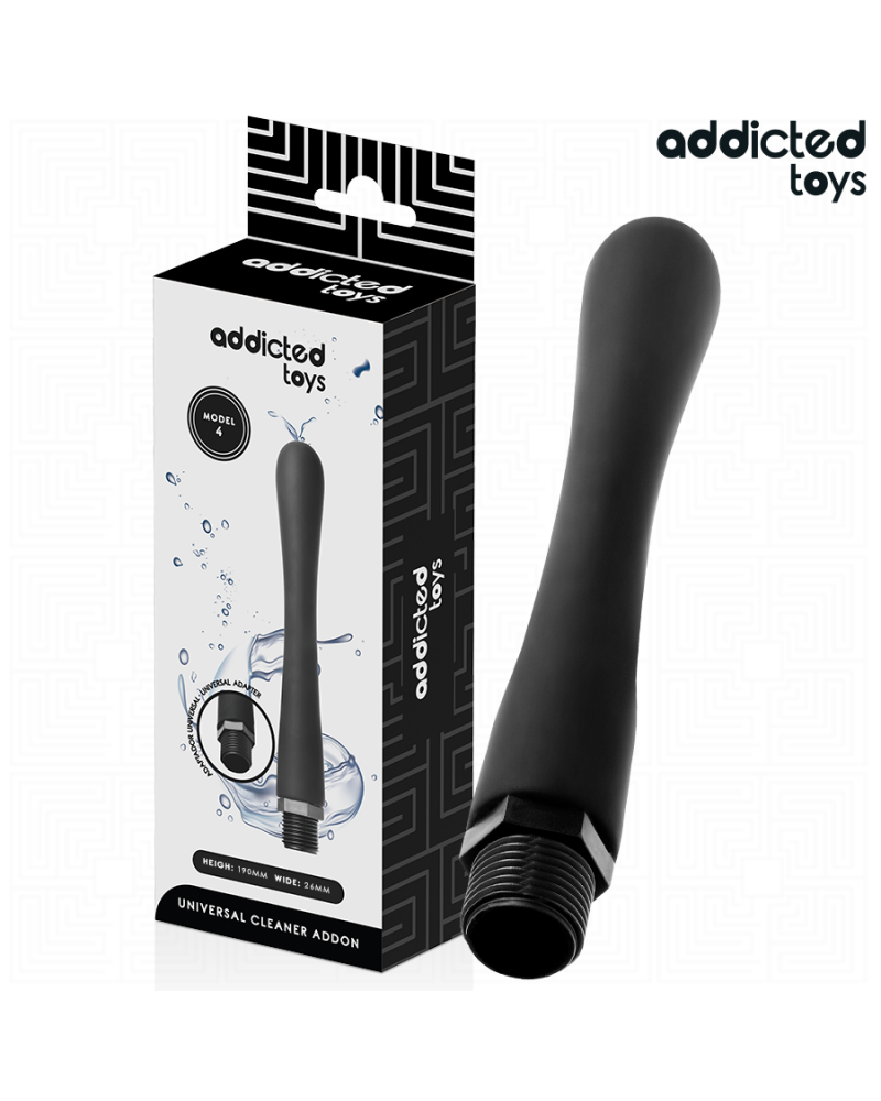 ADDICTED TOYS - PULITORE ANALE CON ADATTATORE UNIVERSALE MODELLO 4