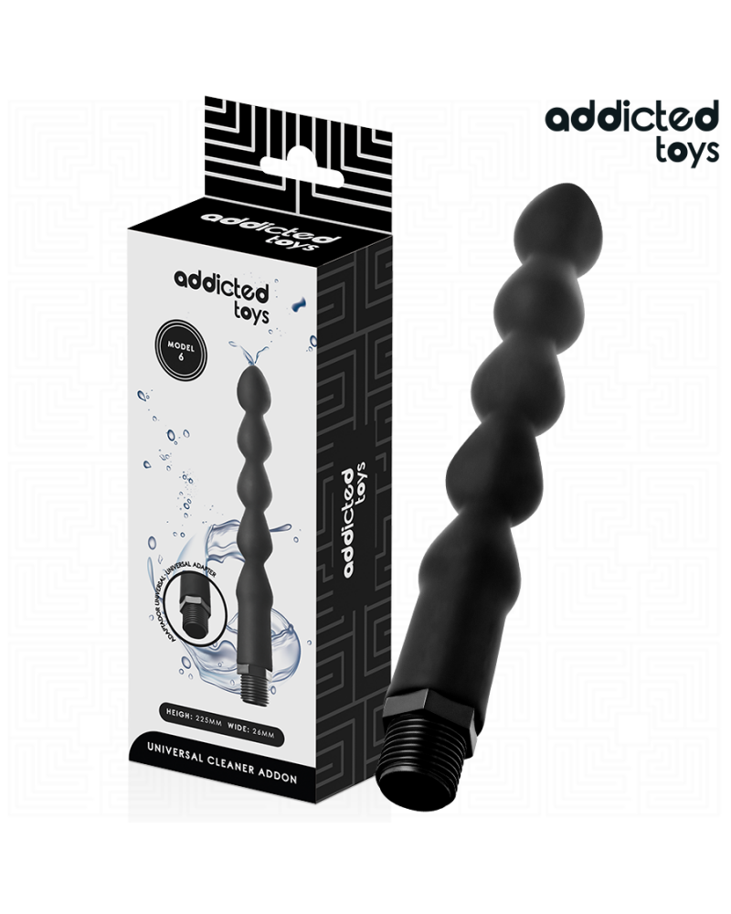 ADDICTED TOYS - PULITORE ANALE CON ADATTATORE UNIVERSALE MODELLO 6