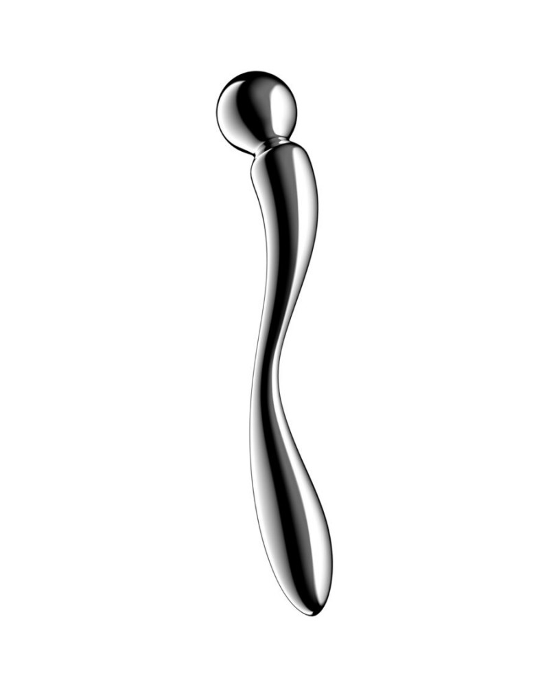 SATISFYER - DILDO A DOPPIA ESTREMITÀ IN ACCIAIO INOX STAR FORCE 2