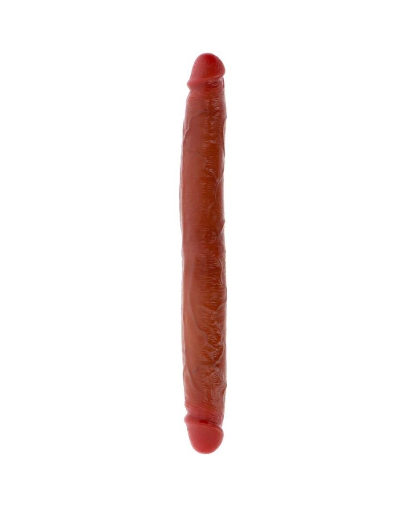 GET REAL - DILDO IN SILICONE A DOPPIA ESTREMITÀ CARAMELLO 35 CM