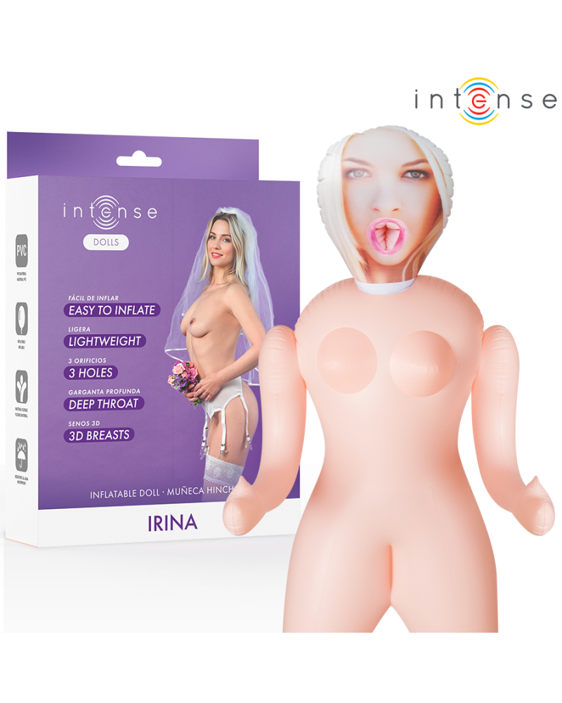 INTENSE DOLLS - IRINA BAMBOLA GONFIABILE CON TRE ORIFIZI