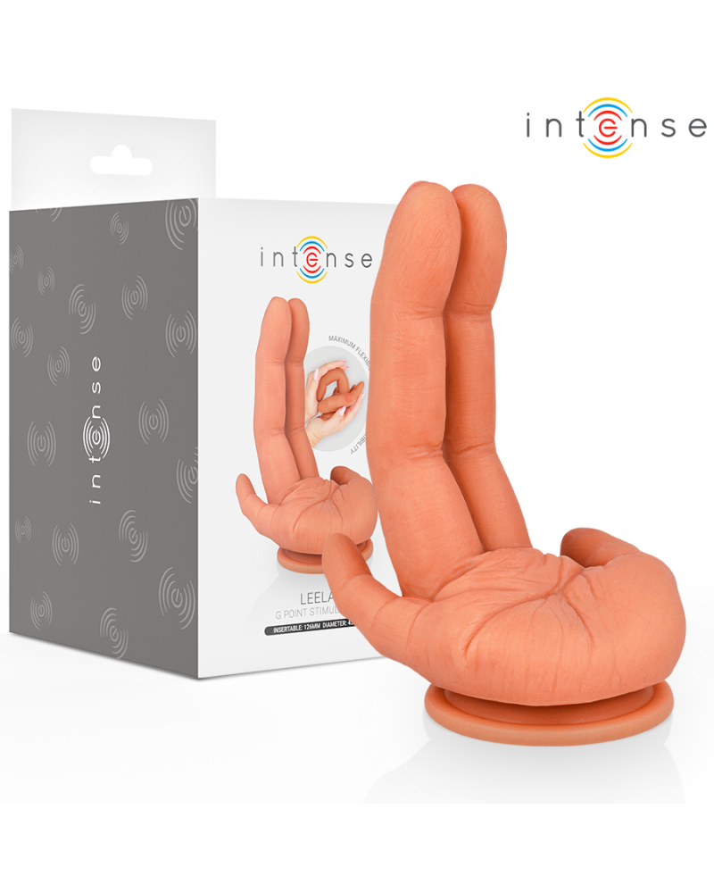 INTENSE - LEELA STIMOLATORE PUNTO G FLESSIBILE MANO 12,6 CM
