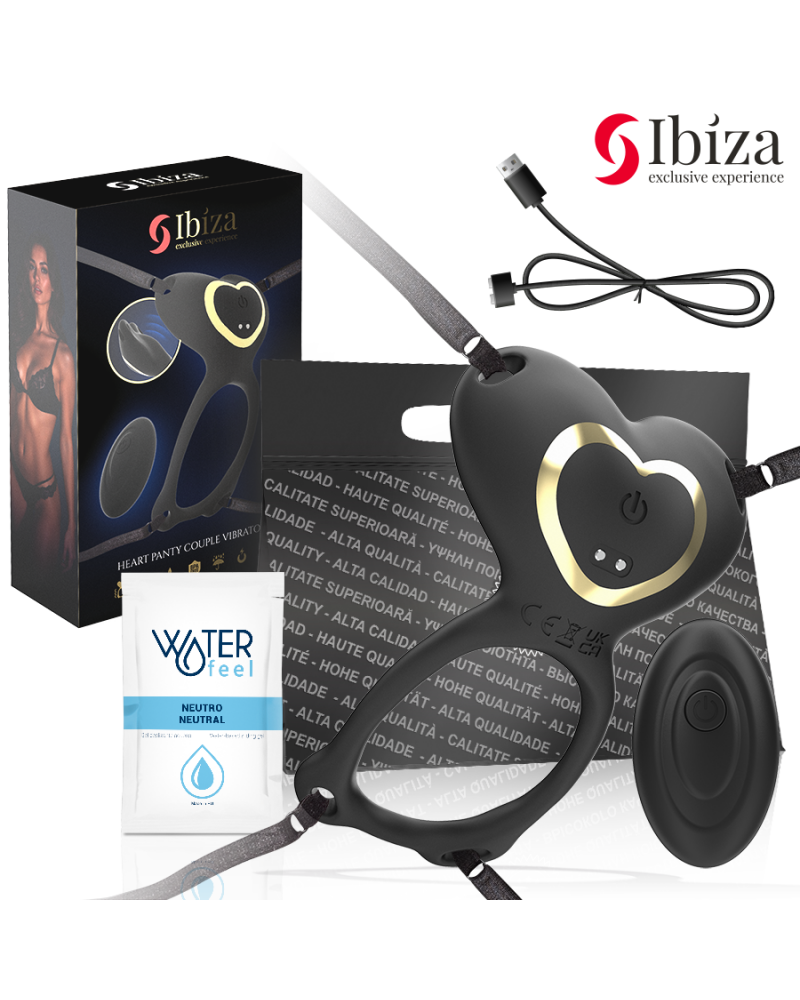 IBIZA - VIBRATORE DI COPPIA CON TELECOMANDO A CUORE