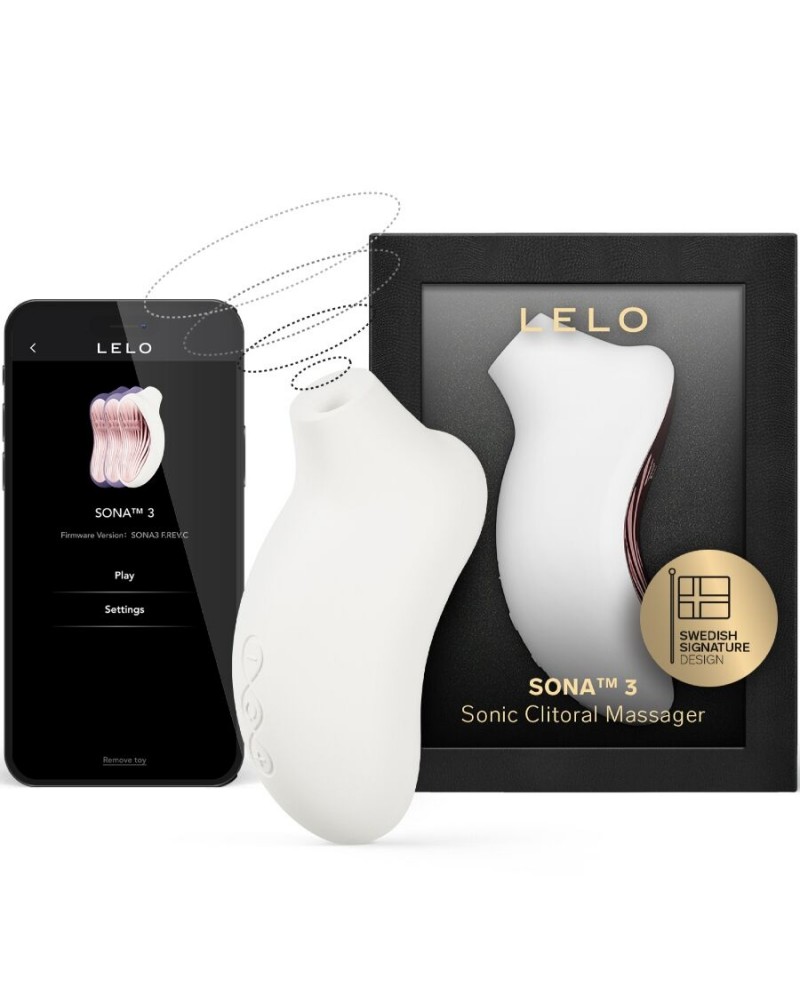 LELO - SONA 3 CREMA MASSAGGIATORE CLITORIDEO SONICO BLANCO