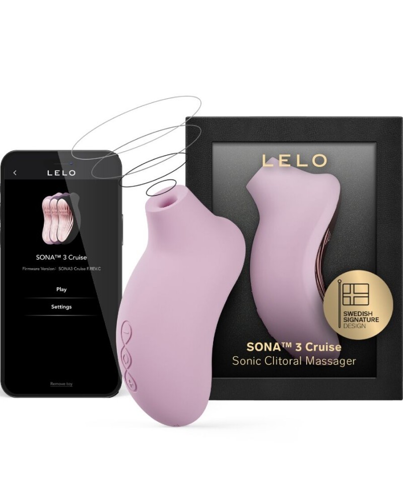 LELO - SONA 3 CRUISE MASSAGGIATORE CLITORIDEO SONICO NERO ROSA