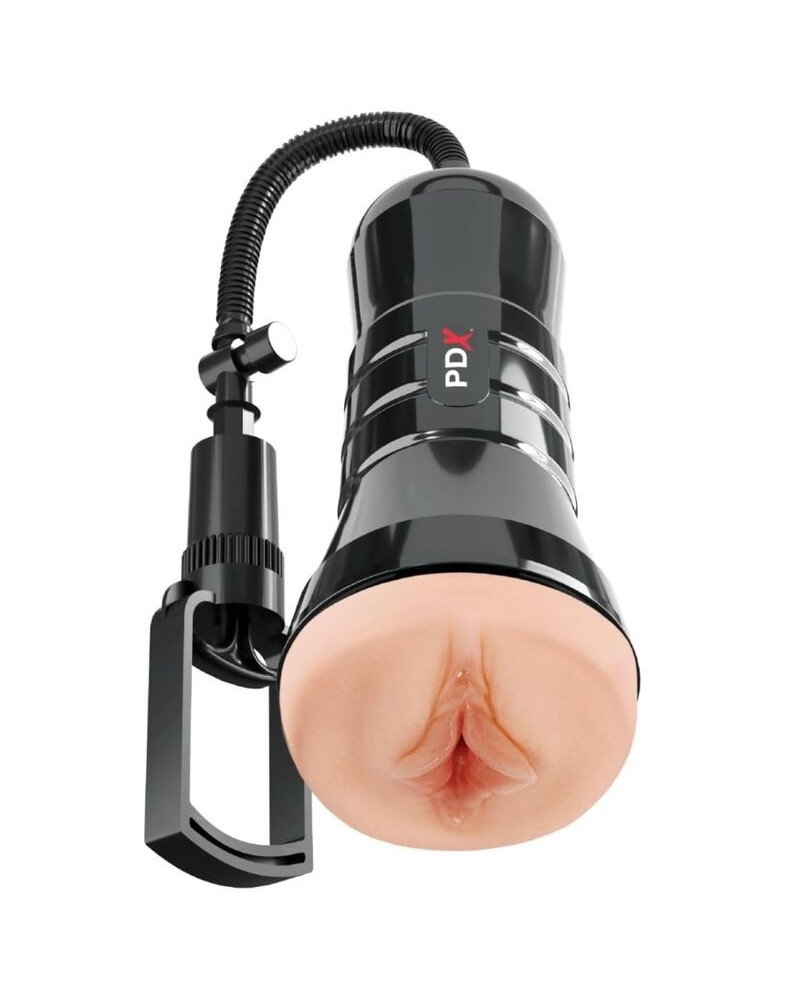 PDX EXTREME - WET PUSSIES SUPER SUCKER XXL LIGHT VAGINA STROKER WITH SUCTION 27.3 CM