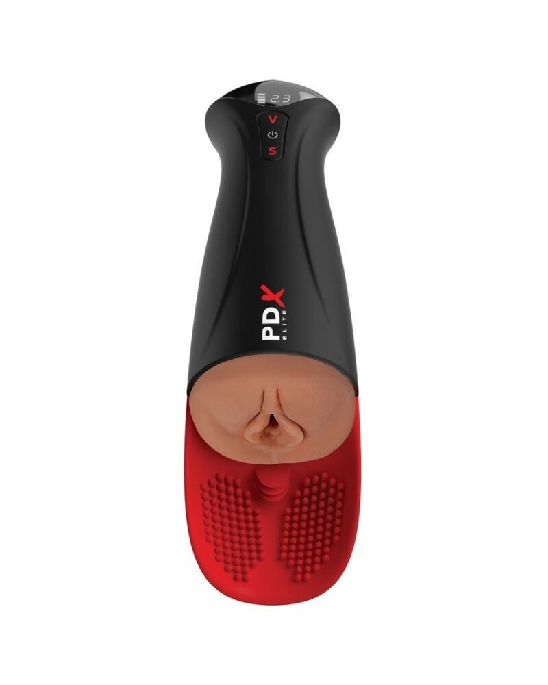PDX ELITE - FAP-O-MATIC PRO XL VIBRANTE AUTOMATICO MARRONE 34,9 CM