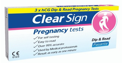 test di gravidanza clearn sign stick
