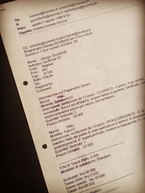 17 anni di attività di comodo