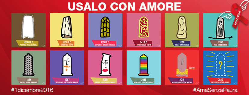 World Aids Day: usalo con amore