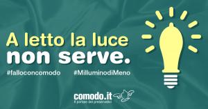 Slogan: a letto la luce non serve