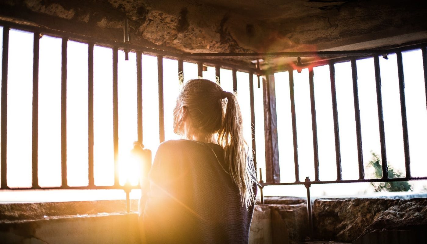 Donna preservativo femminile