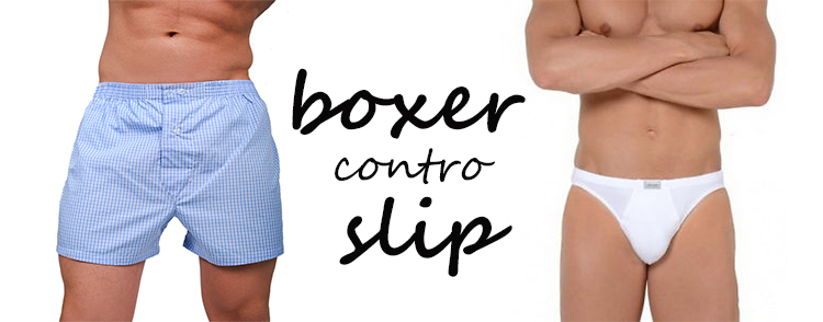 uomo slip o boxer