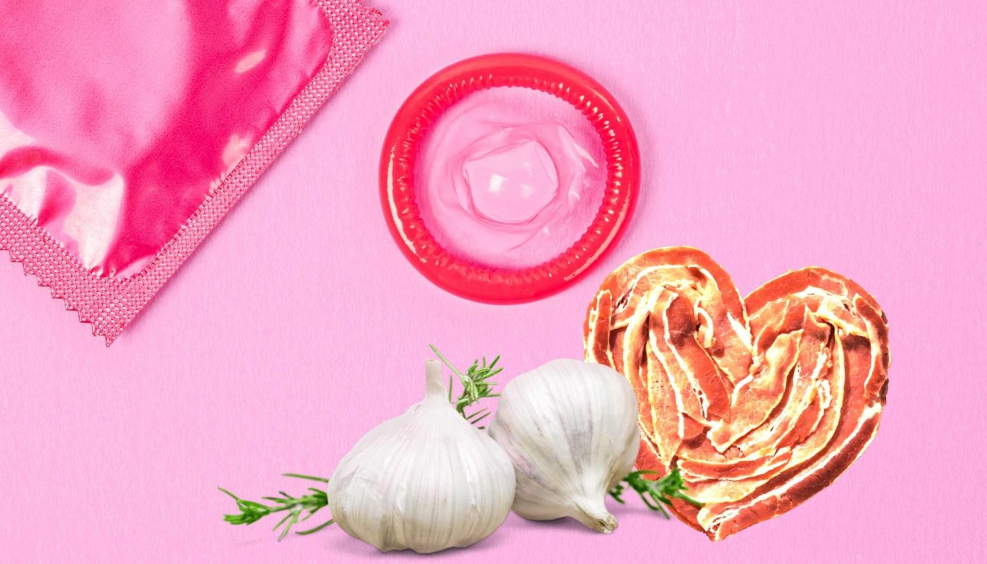 preservativi all'aglio