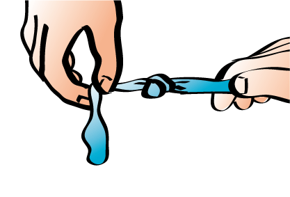buttare il condom usato