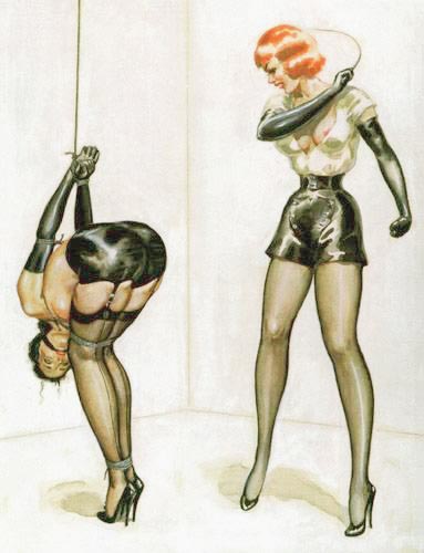 john willie illustratore fetish bondage