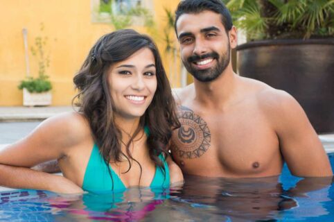 sesso in piscina